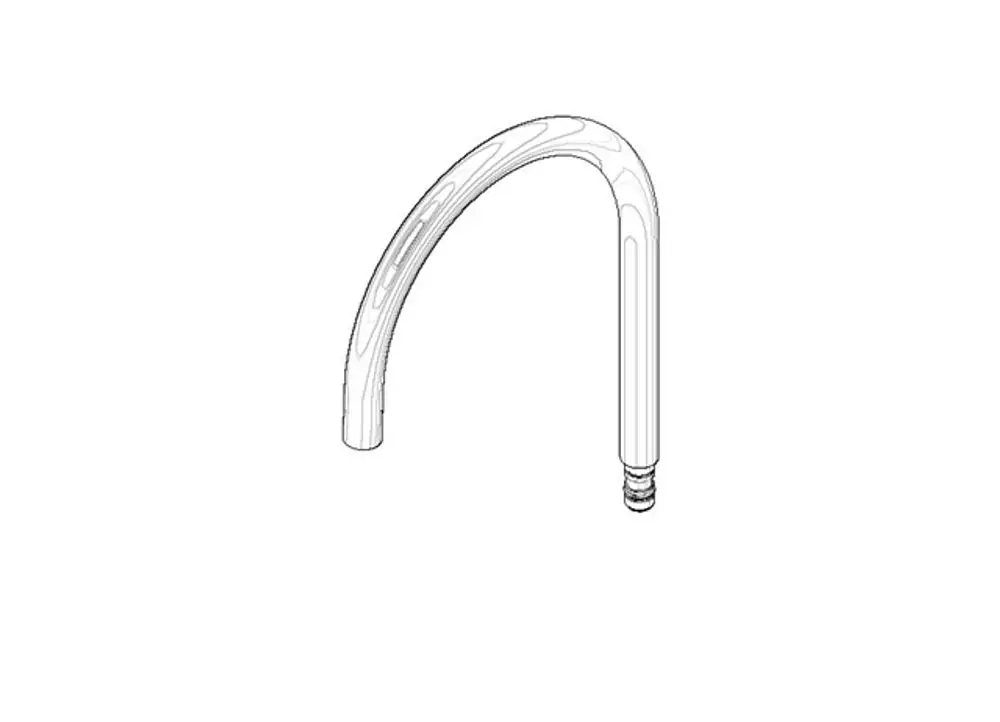 DORNBRACHT Auslauf ERSATZTEILE 90282222502 200 mm, 4,54 l/min. Platin, 90282222502-08 Galeriebild 1